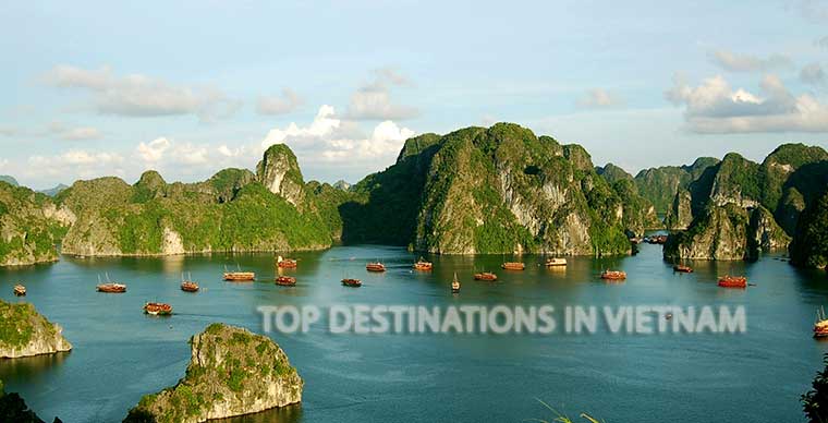 Top attractive destinations in Vietnam