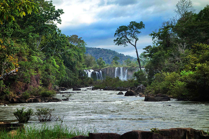 Bolaven plateau, Champassak, Sinouk Coffee Resort, Tad Fan, Tad Pha Suam, Tad Lo