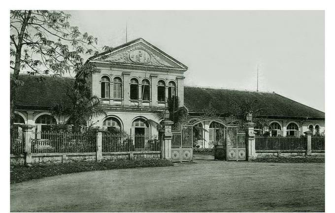 French architecture in Saigon hospital before