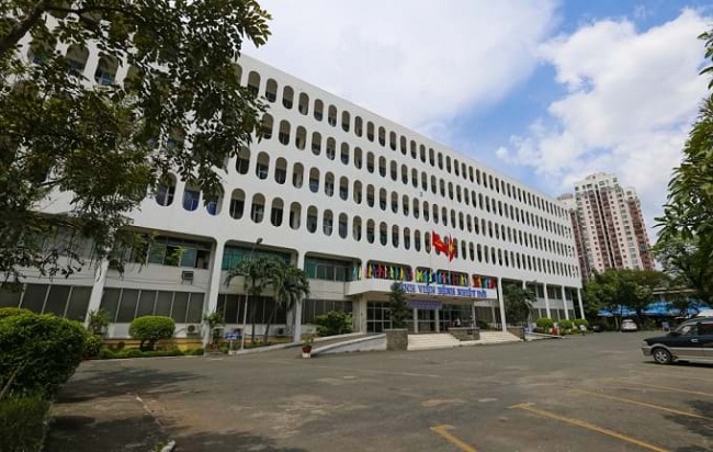 French architecture in Saigon hospital today