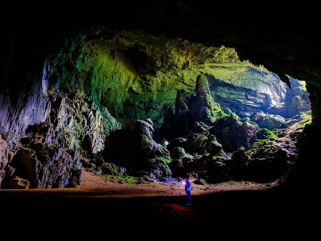 Bat Cave in Kho Muong Village, Pu Luong. Photo: Internet