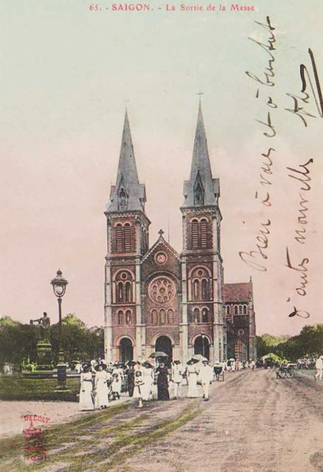 Notre dame cathedral saigon 30s