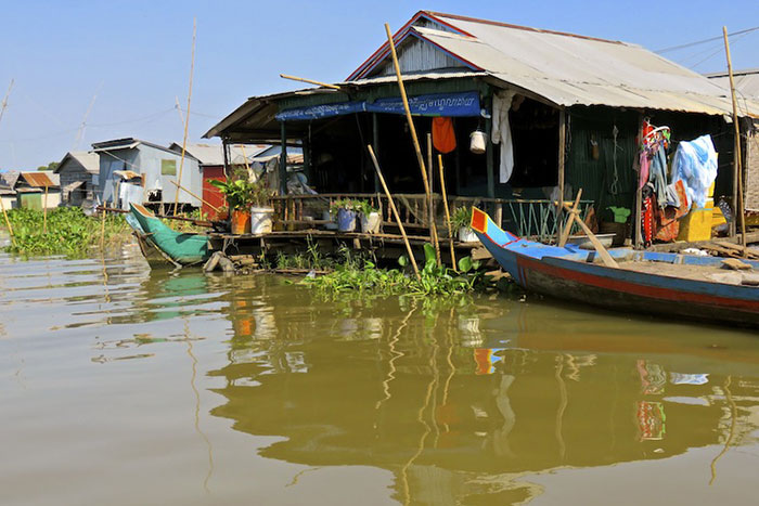 Kampong Chhnang city, Oudong, Tonle Sap river, Tralach, Cambodia travel