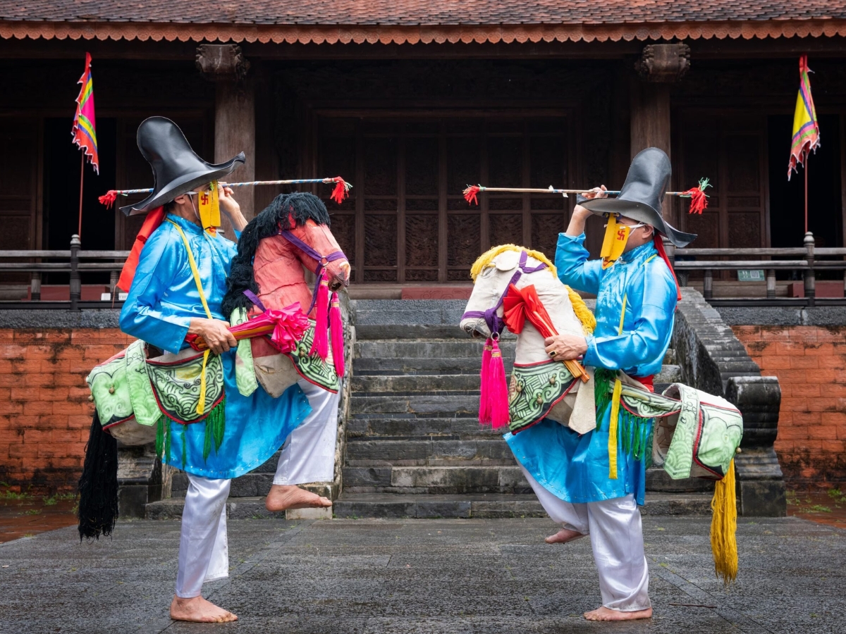 Xuan Pha Dance is a unique form of traditional folk performance from Thanh Hoa Province in Vietnam.