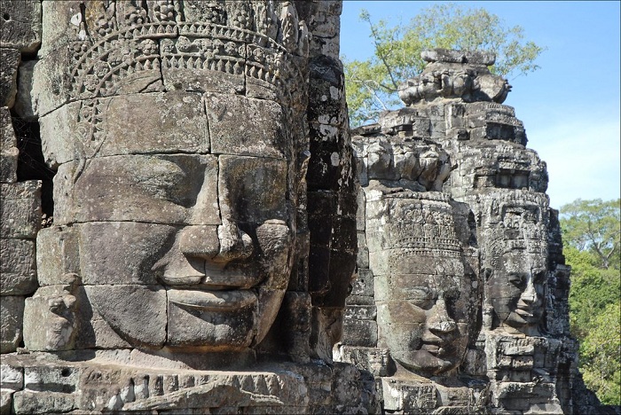 most beautiful temples Angkor, Angkor archaeological site, Angkor Wat, Angkor Thom, Ta Prohm, Roluos, Banteay Srei temple, Pre Rup, Unesco heritage