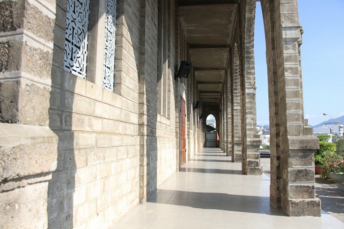 Nha Trang stone cathedral, French architecture, Nui church