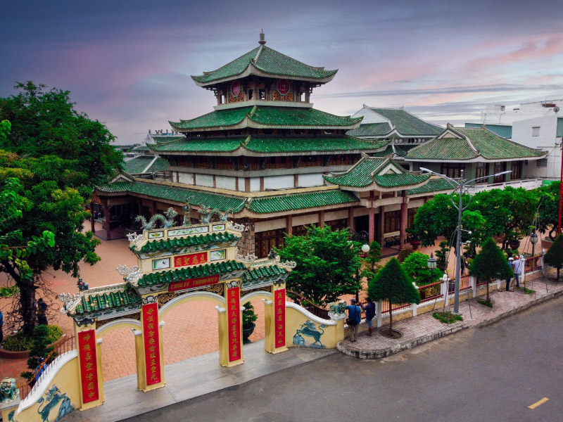 Ba Chua Xu Temple in An Giang, Vietnam