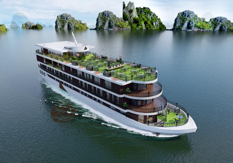 cruise over night on halong bay panorama