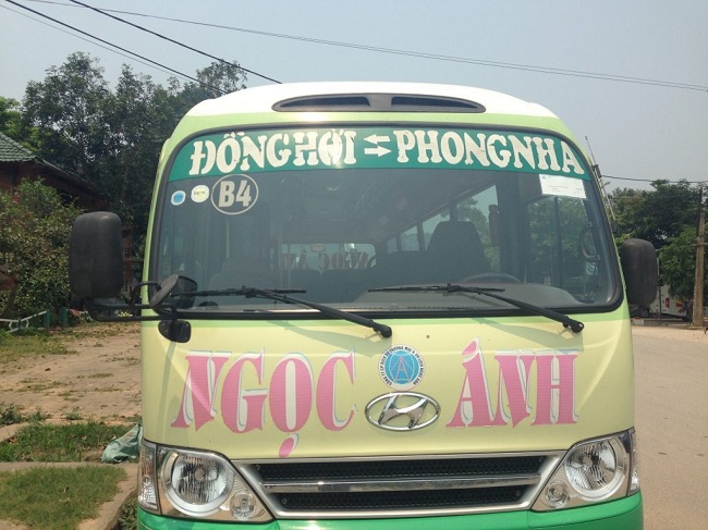 dong hoi phong nha park local bus