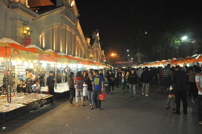 french architecture dong xuan market