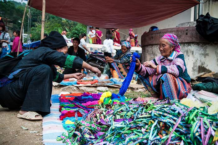 hoang su phi ha giang moutain market