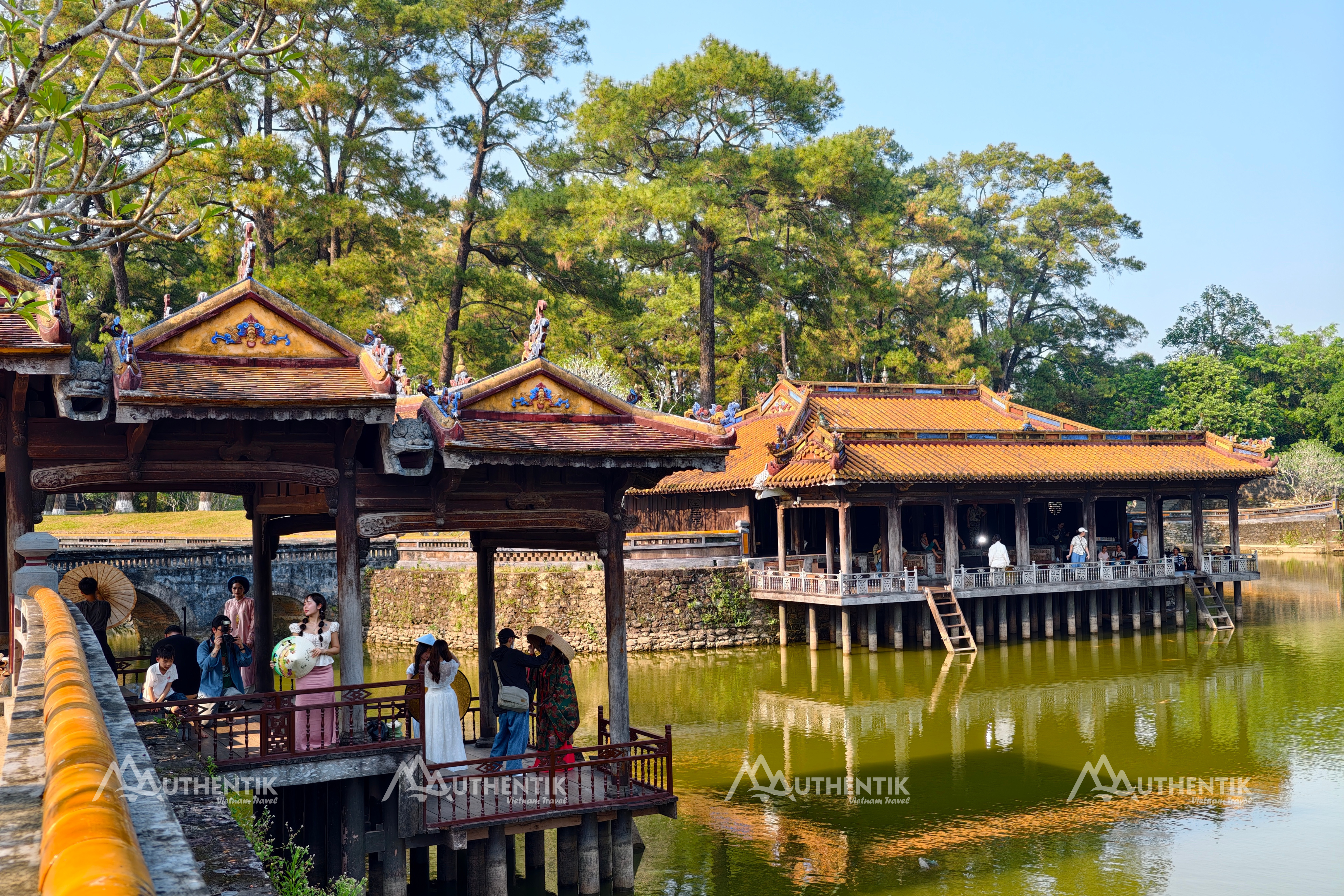 Historic royal tomb of the Nguyen Dynasty in Hue
