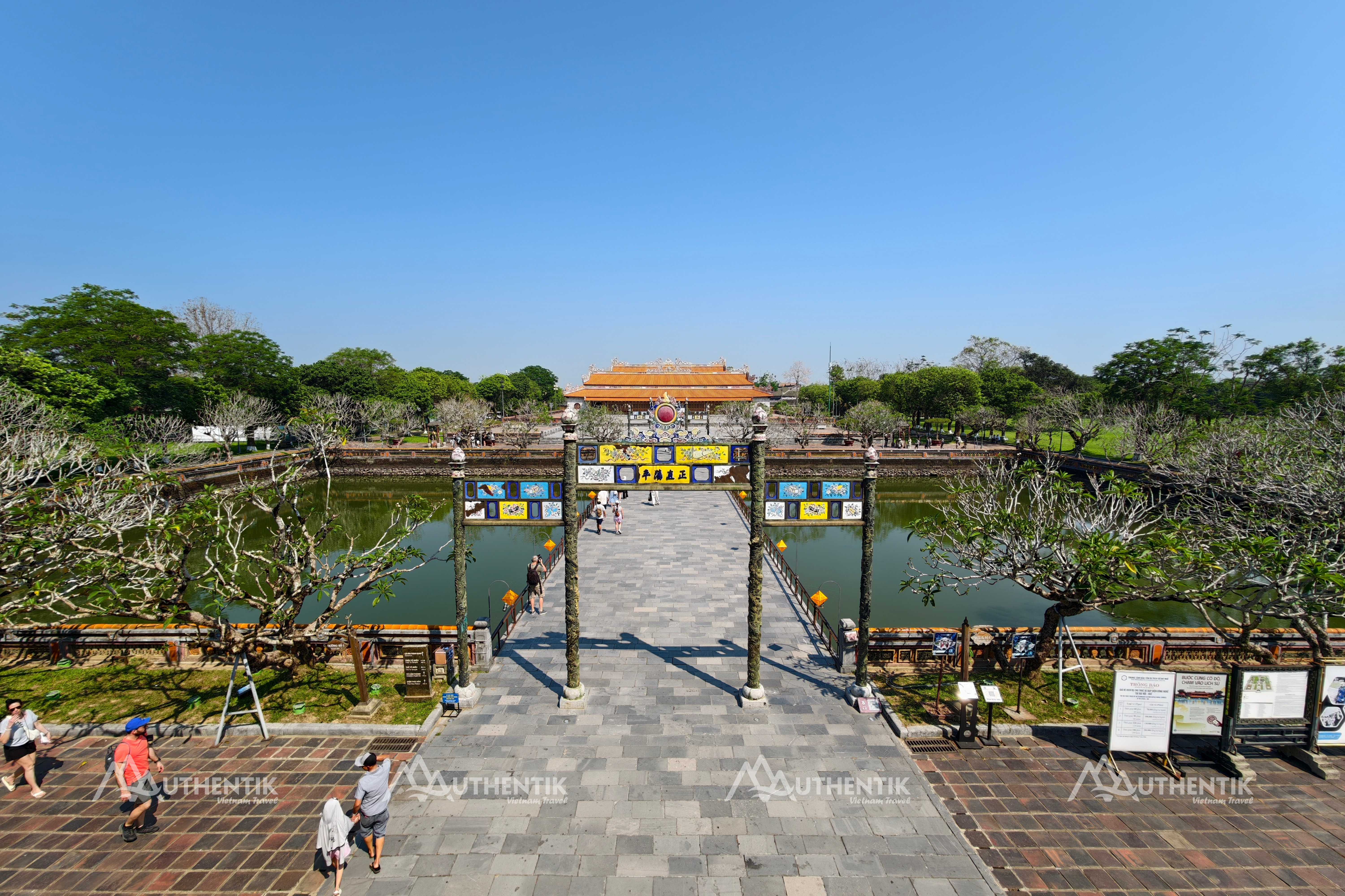 Panoramic view of Hue, Vietnam's former imperial capital