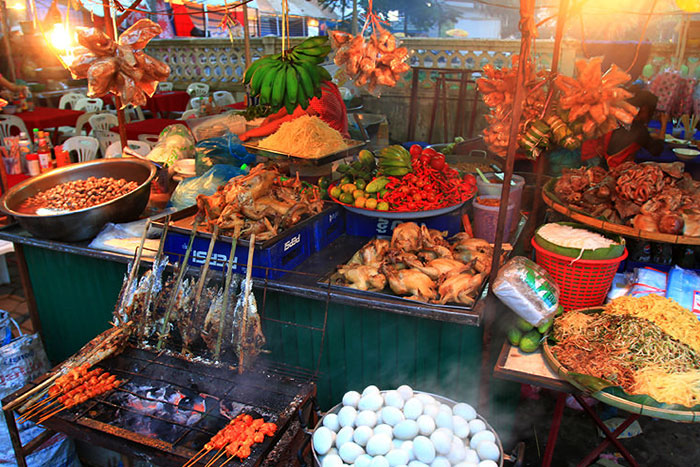 Don't miss the food stalls at the night market