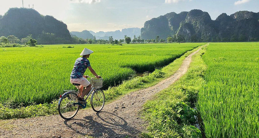 Mai Chau, Hoa Binh, Vietnam, bicycle, the Lac village, Thung Khe