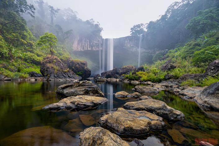 Hang En Waterfall, K50, Dray Nur Waterfall, Central Highlands