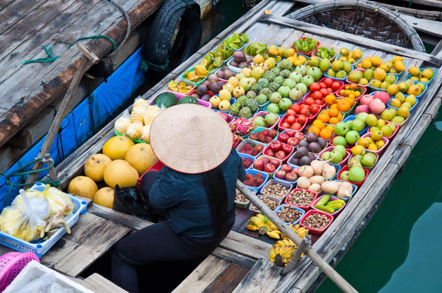 Phong Dien Floating Market, Mekong Delta, Vietnam