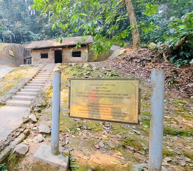 Living and working shack of General Vo Nguyen Giap in Muong Phang, Dien Bien. Photo: Internet