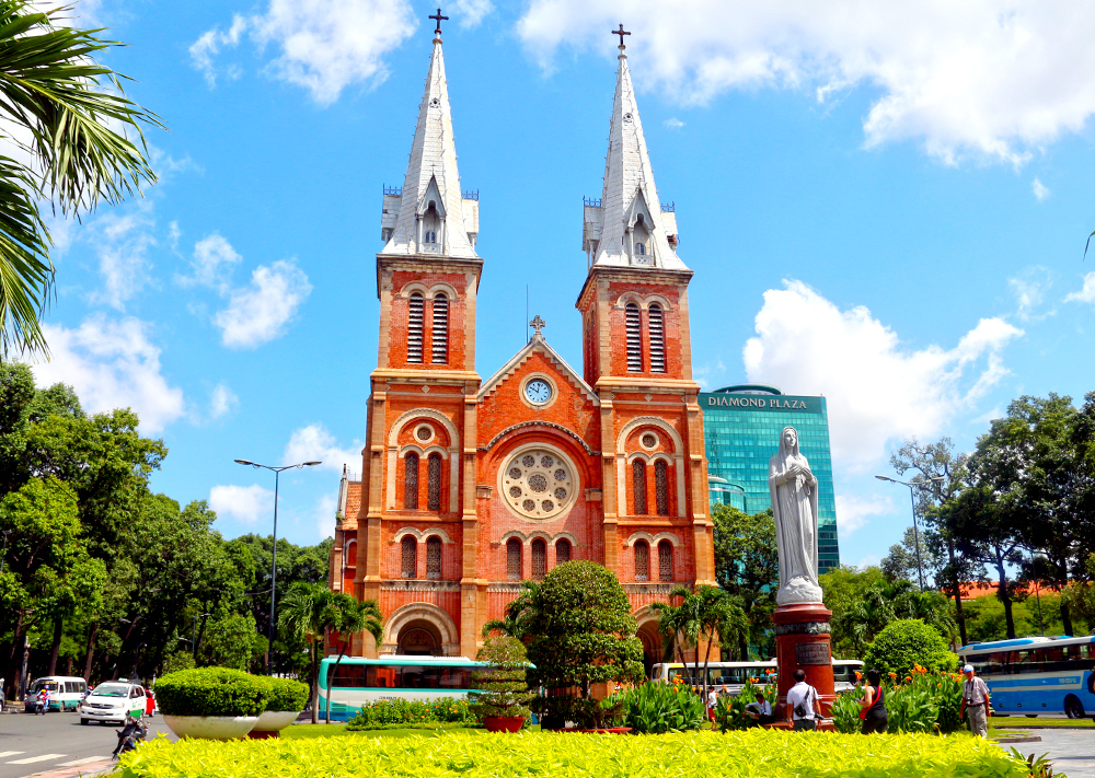 notre dame ho chi minh city, ho chi minh city, saigon, ho chi minh city among euromonitor international's top 100 city destinations