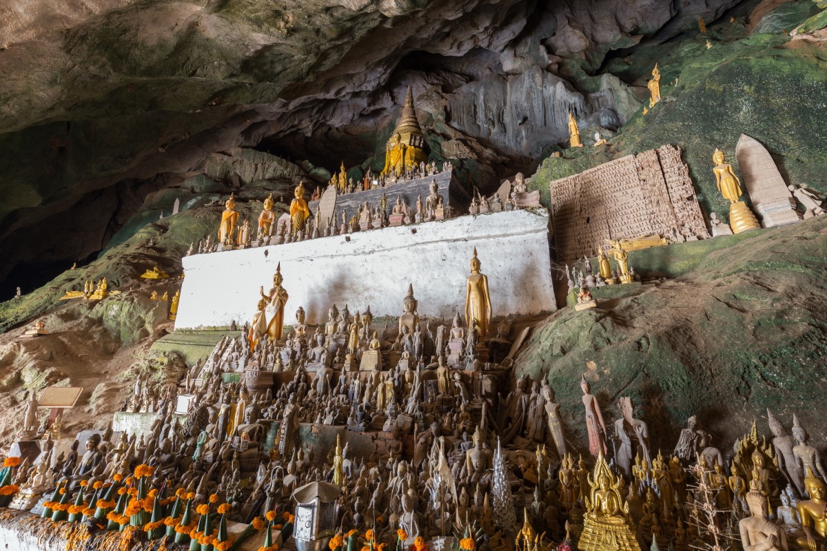  pak ou caves, what to visit luang prabang, how to get to pak ou caves, pak ou caves luang prabang, what to see in the pak ou caves, best time to visit the pak ou caves, Luang Prabang's must-visit sites