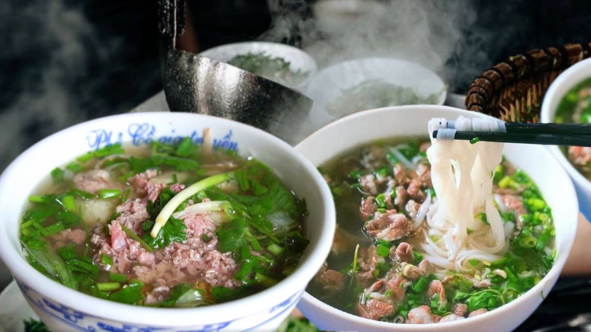 pho co nam dinh, pho nam dinh, nam dinh style pho, vietnam culinary staple, vietnam cuisine, vietnam cultural intangible heritage 