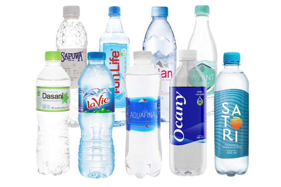 These are trusted bottled water brands in Vietnam.
