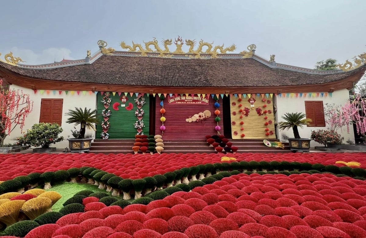 Quang Phu Cau is a traditional craft village in Hanoi 