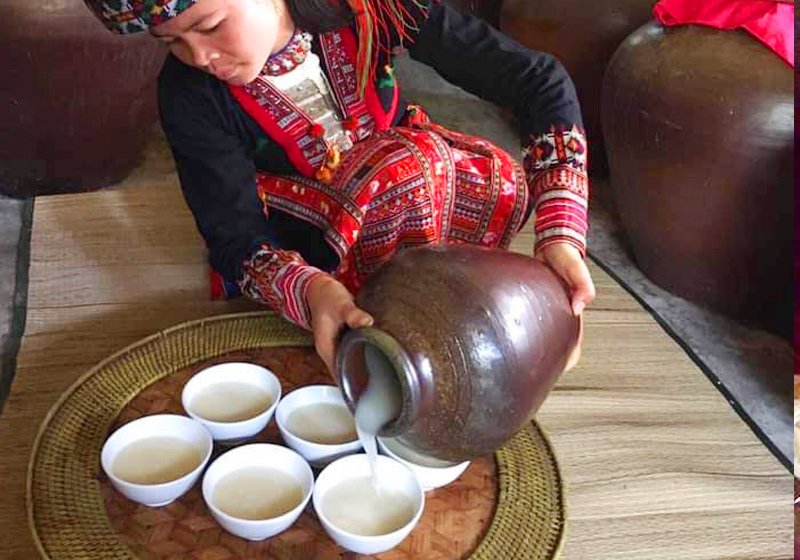 Hoang wine is the liquid embodiment of Dao Tien people
