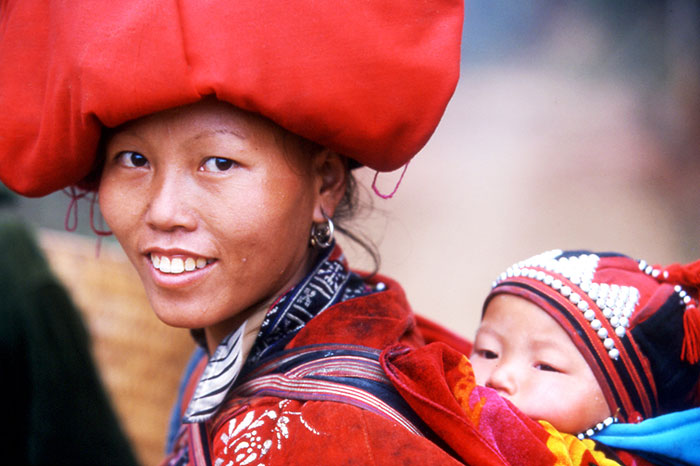 Red Dao woman, ethnic minotiry vietnam