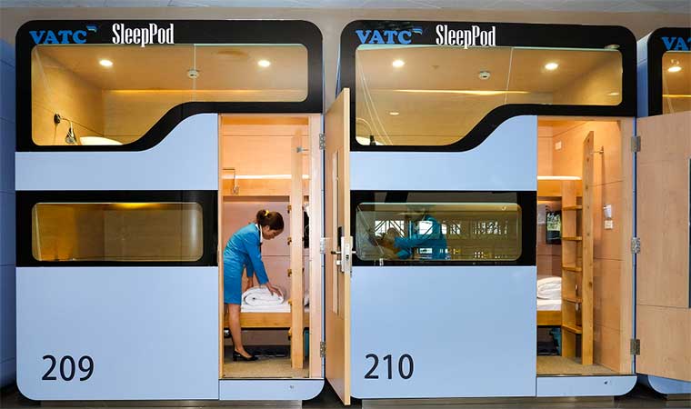 sleepingpod at noi bai airport