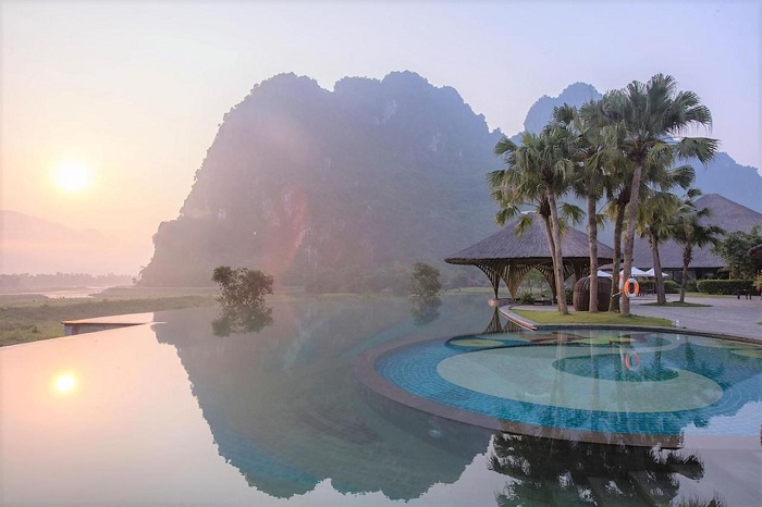 onsen spa resorts north Vietnam, rice terraces