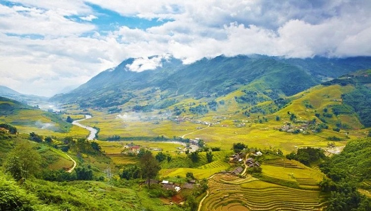 stone field in sapa vietnam valley