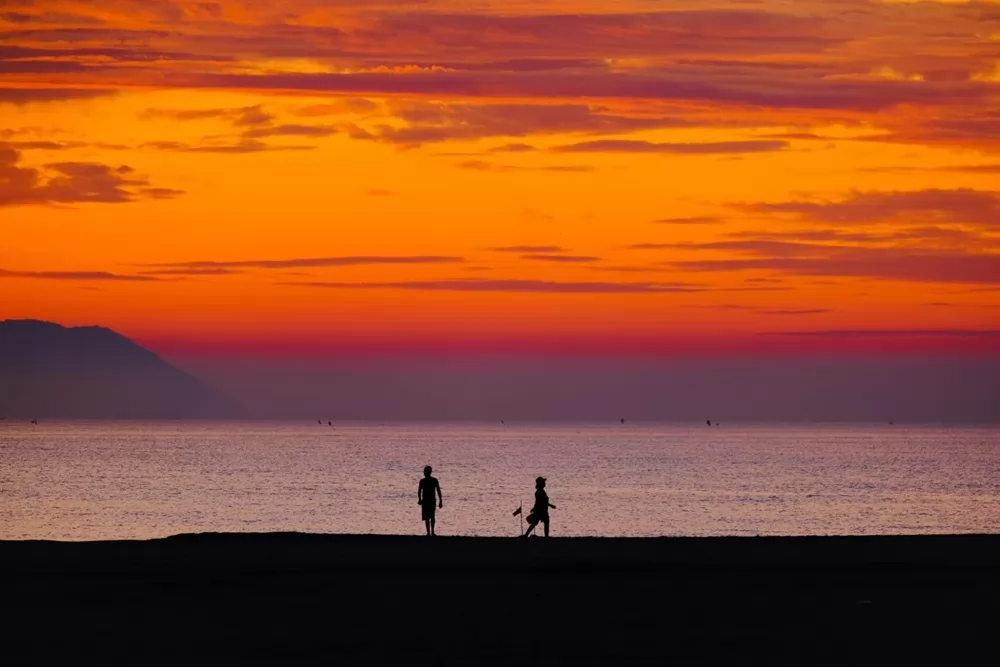 An Bang Beach is the perfect spot for a morning stroll, watching the sunrise, and starting your day with some relaxation