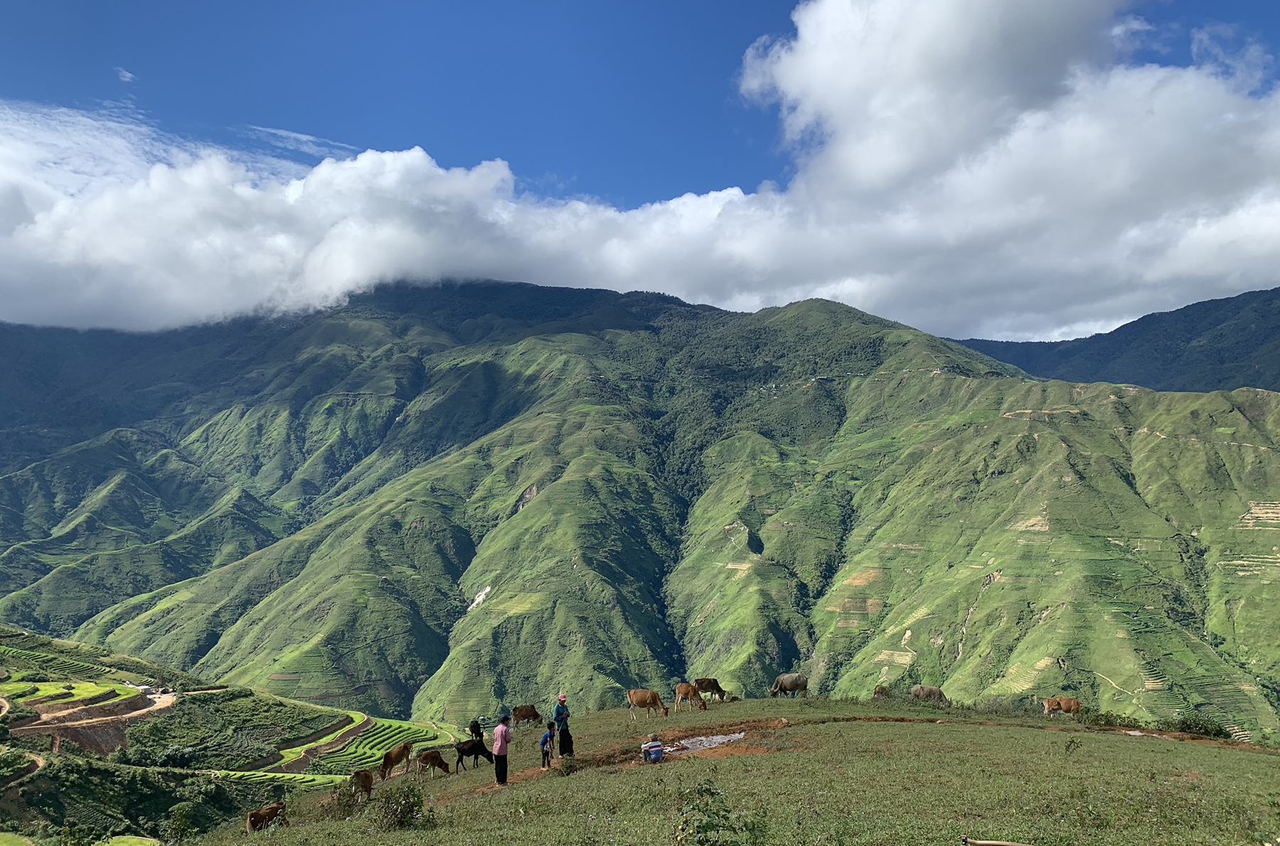 ta xua steppe,ta xua peak, son la, vietnam, cloud hunting in vietnam