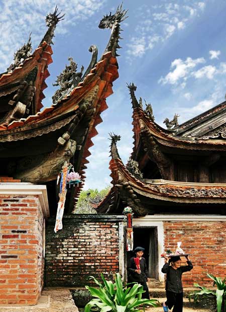 tay phuong pagoda around hanoi the surrounding