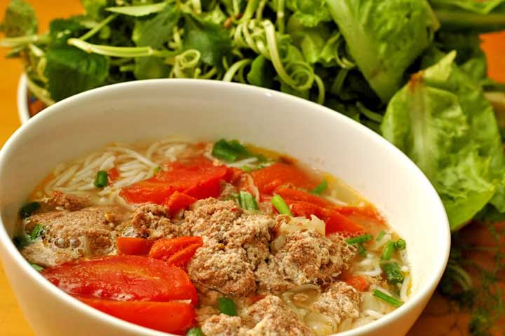 top 10 dishes bun rieu hanoi