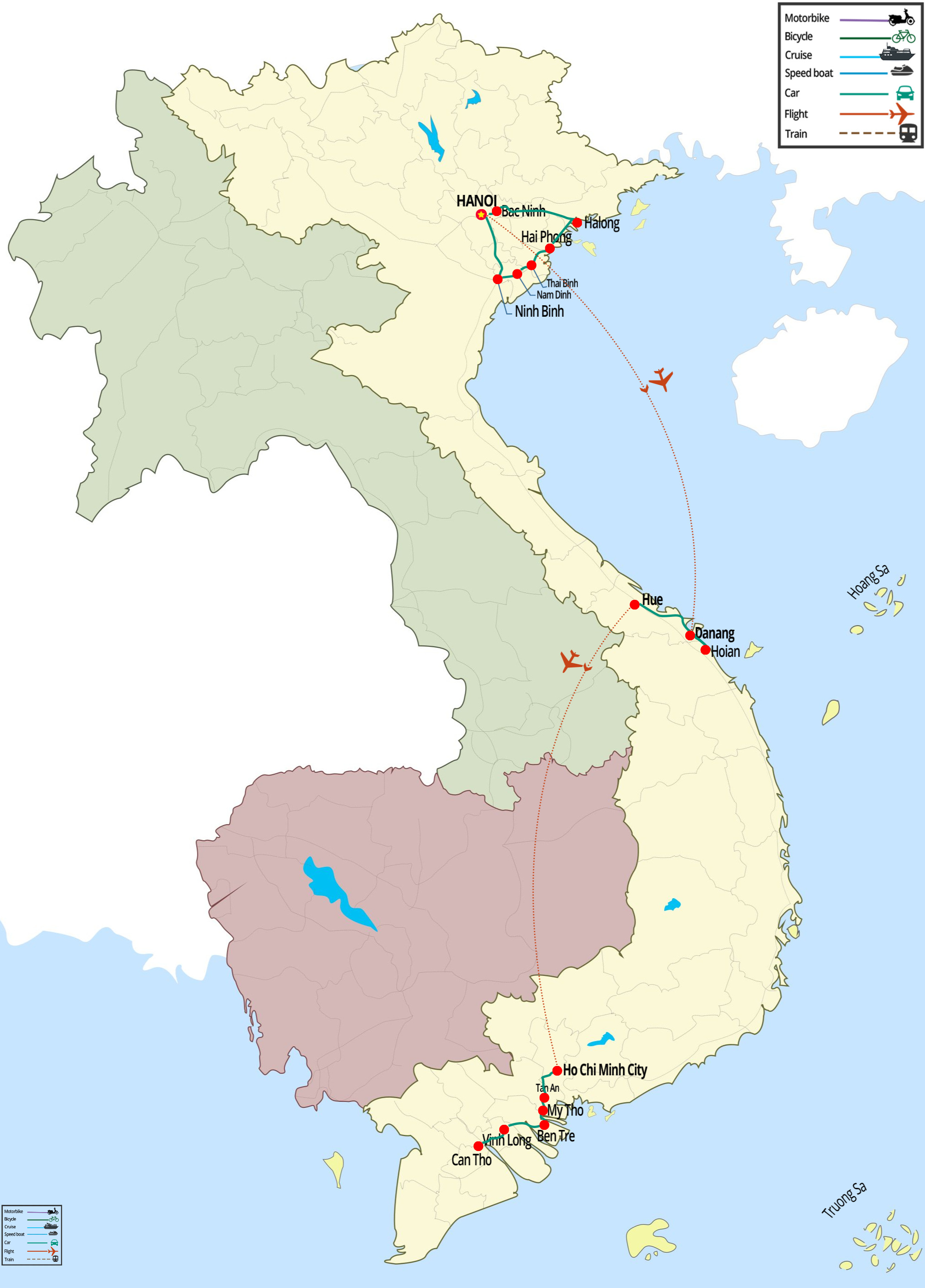 vietnam 10 day tour, vietnam 10 days circuit, 10 days vietnam, 10 days trip vietnam, north to south vietnam
