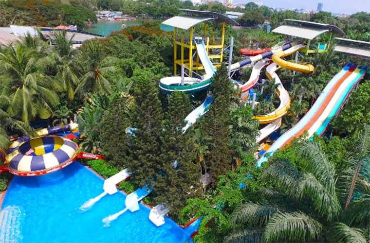 tourist attraction in sai gon - Dam sen water park