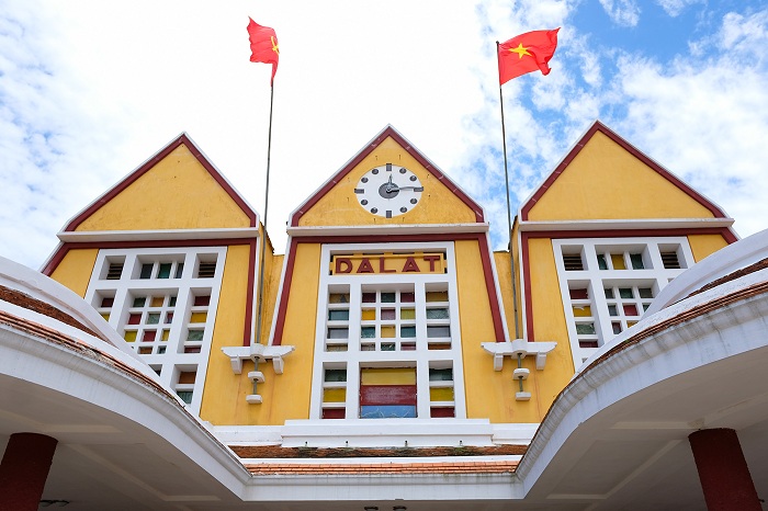 Dalat train station Vietnam, French architecture