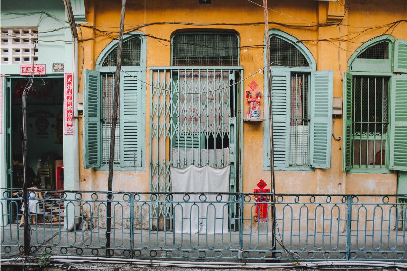 A typical house in Ho Chi Minh's Chinatown. Photo: Dan Tri