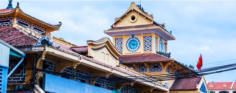 two famous market in Saigon Binh Tay market