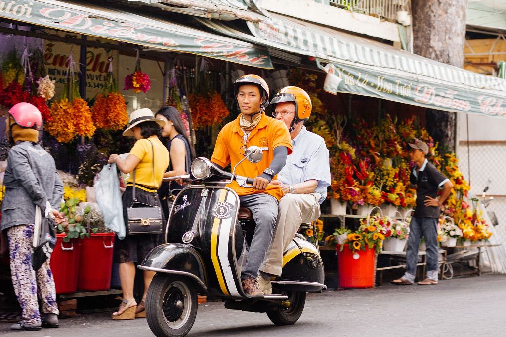 Ho Chi Minh City, Saigon Vietnam, motorbike