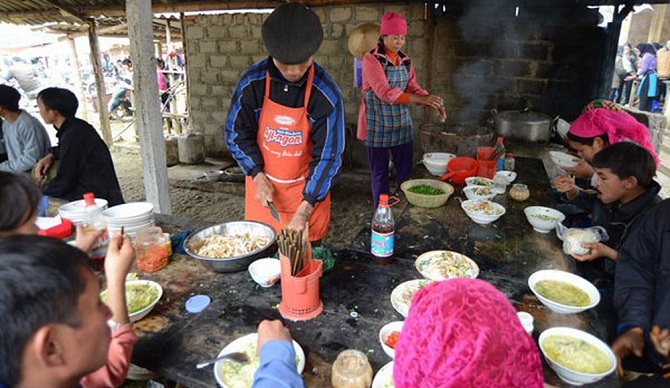 vietnamese pho in ha giang moutain