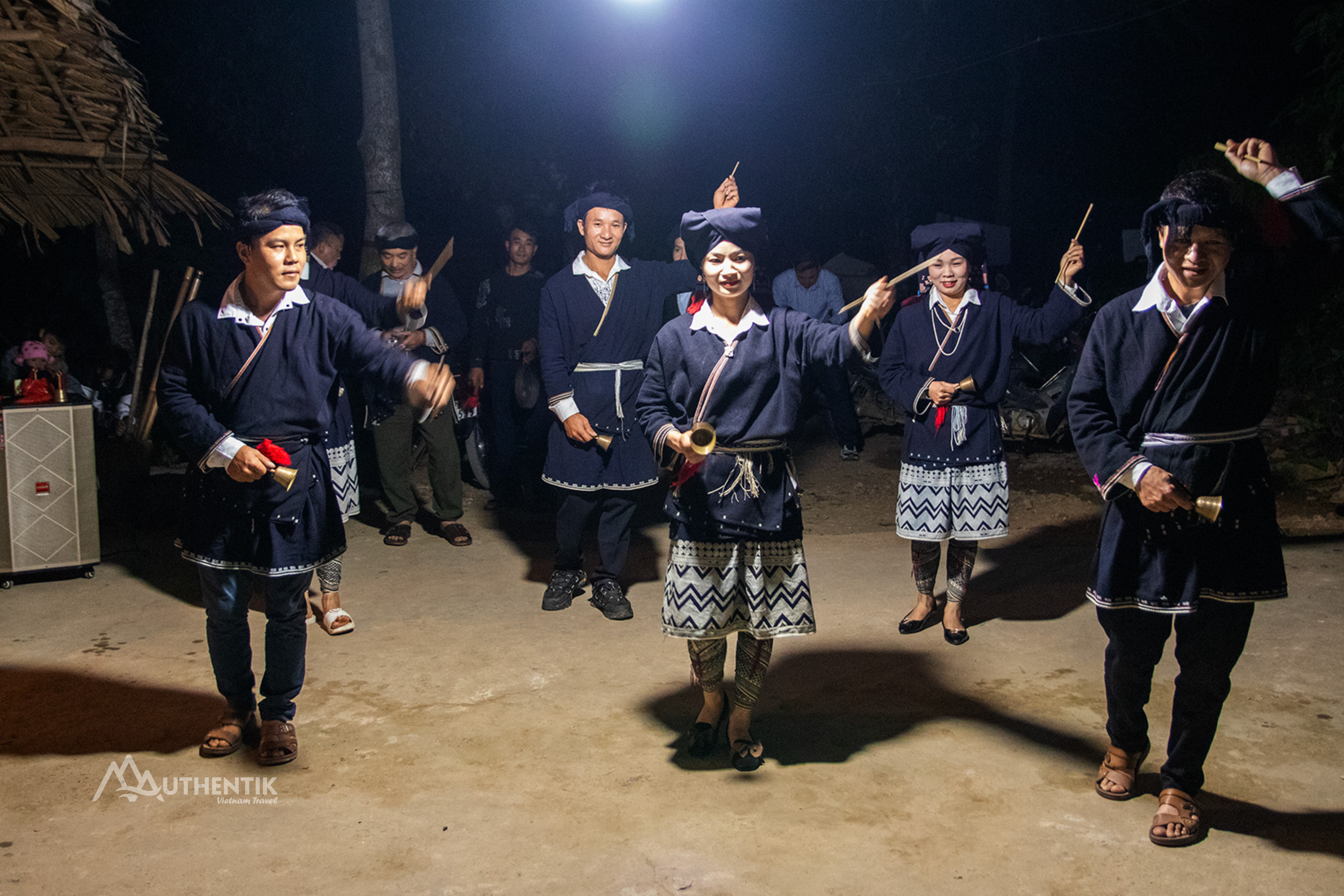 Traditional Dao Tien dance performance in Sung village, Hoa Binh Province