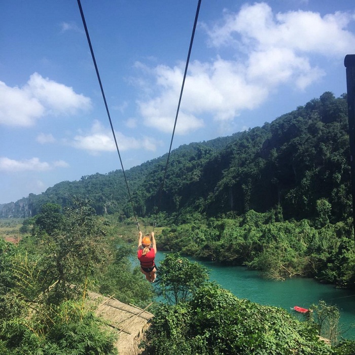 zipline Vietnam, Phong Nha Ke Bang, adventure tourism, Hue, Nha Trang, Danang, Vung Tau, Dalat, visit Vietnam