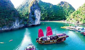 Hanoi - Cat Ba - Lan Ha Bay - Halong Bay by cruise's shuttle bus (B/L/D) 