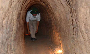 Cu Chi Tunnel & City Tour (B/-/-)