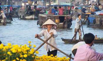 Can Tho - Cai Rang floating market - Saigon - overnight in Saigon (B/L/-)
